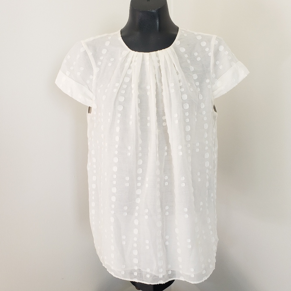 Vince • Cotton Silk Blend Top